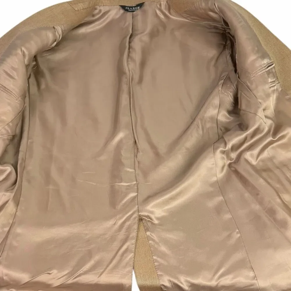 Jos A Bank Men’s Sports Coat 43R Brown Herringbone
